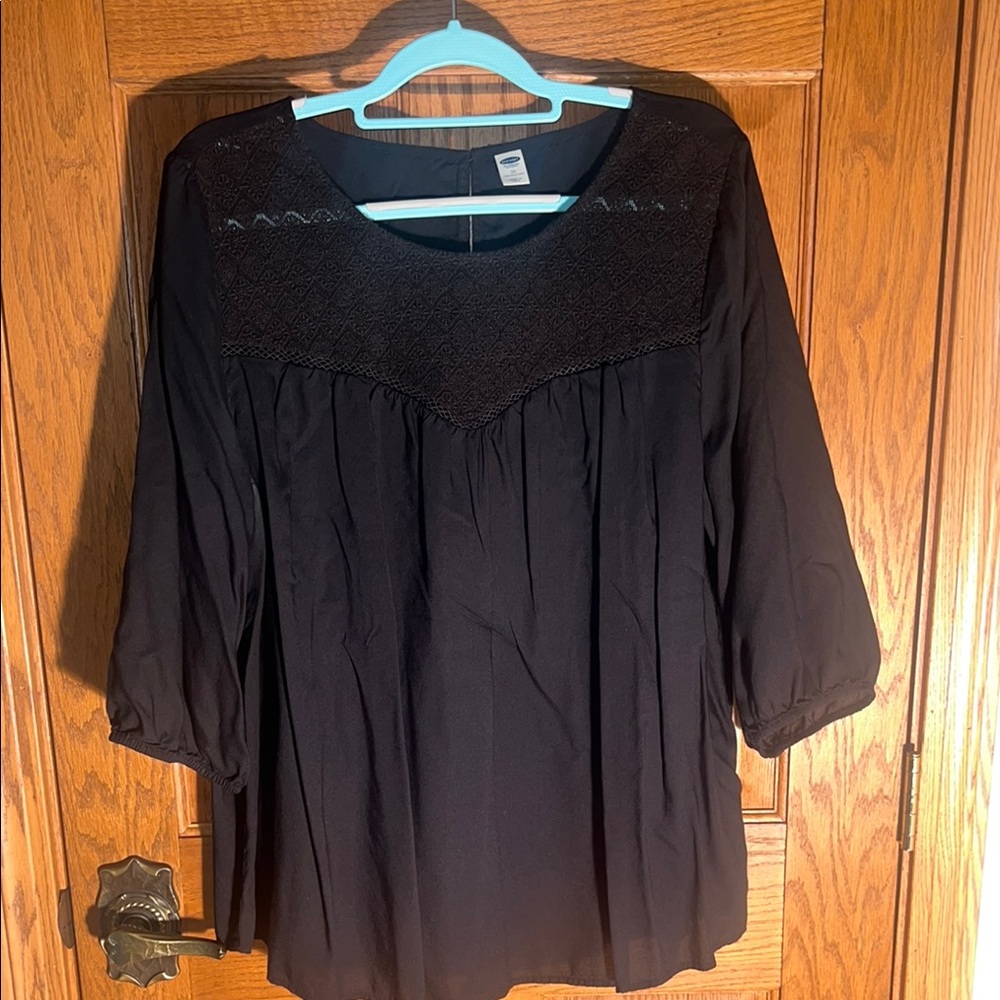 Elegant Black Women's Top